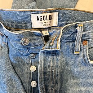 Agolde light wash denim jeans size 30